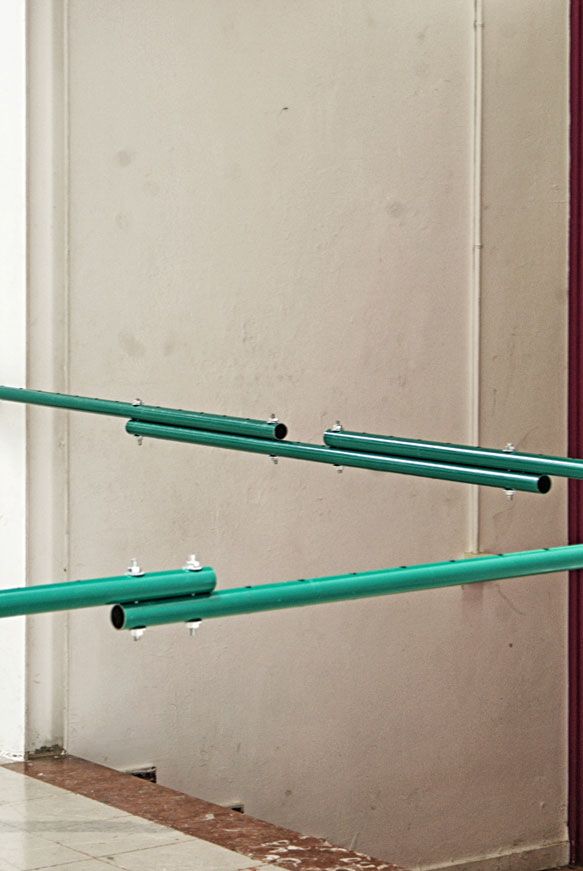 Bodyrods, 2012. A work by Carlos Valverde.
