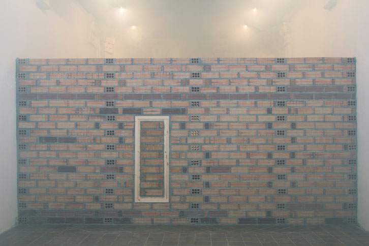 Instrumental Transcommunication: Wall, 2014. A work by Carlos Valverde.