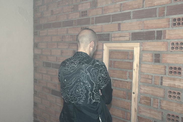 Instrumental Transcommunication: Wall, 2014. A work by Carlos Valverde.