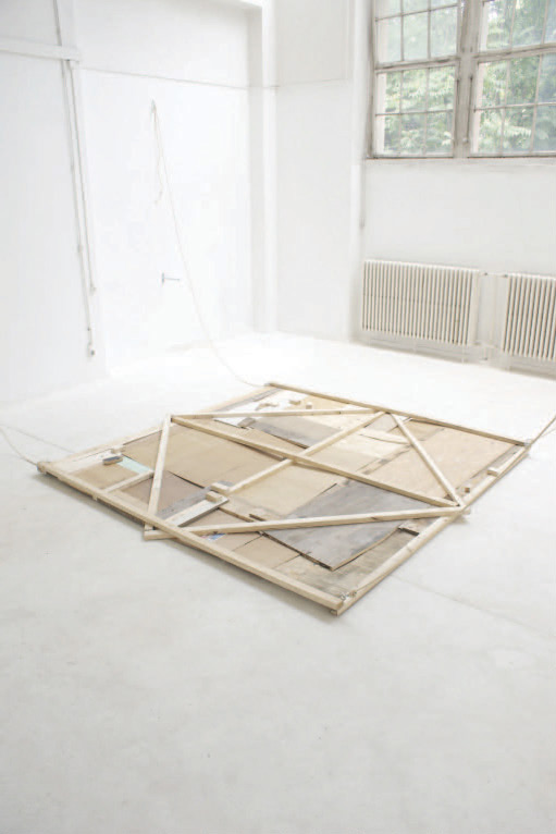 Madonnaholzhimmel, 2010. A work by Carlos Valverde.