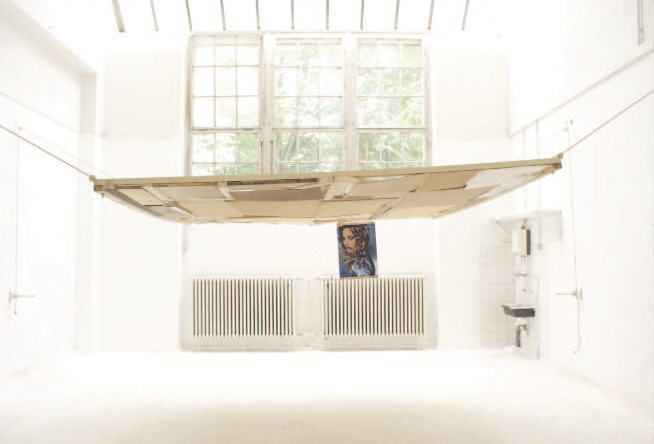 Madonnaholzhimmel, 2010. A work by Carlos Valverde.
