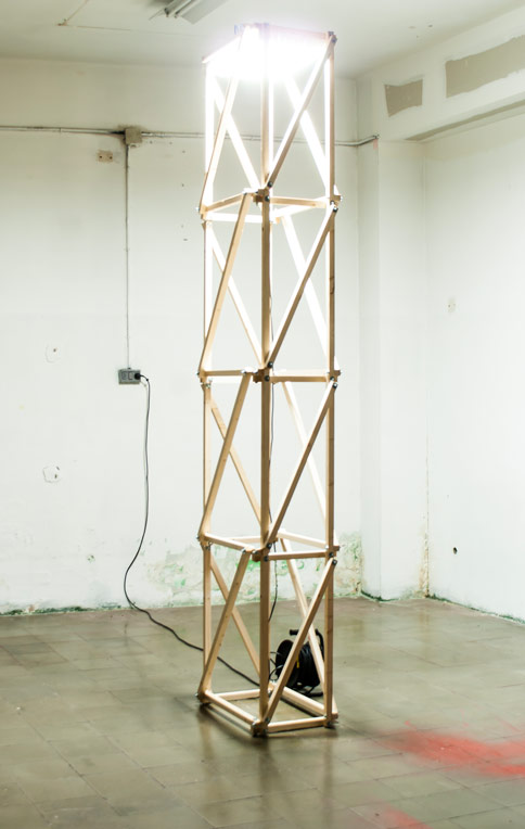 Technototem, 2014. A work by Carlos Valverde.