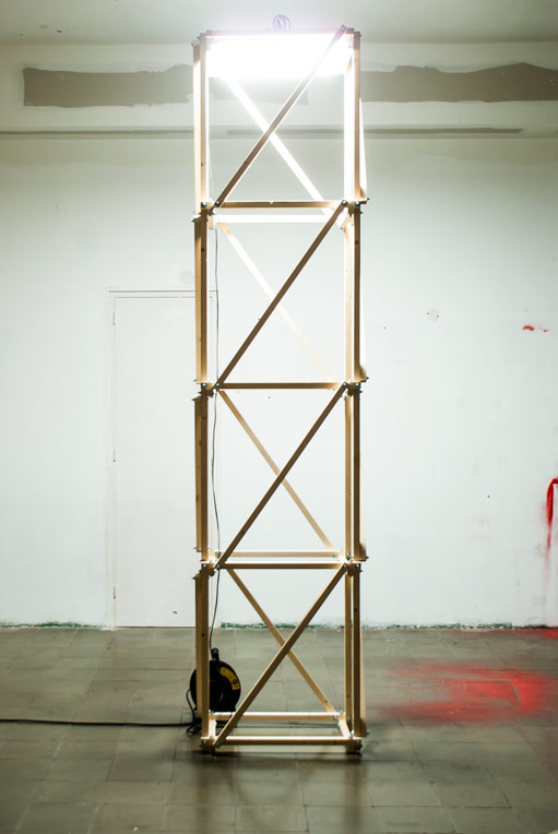 Technototem, 2014. A work by Carlos Valverde.