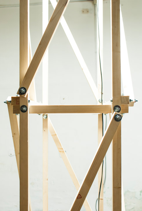 Technototem, 2014. A work by Carlos Valverde.