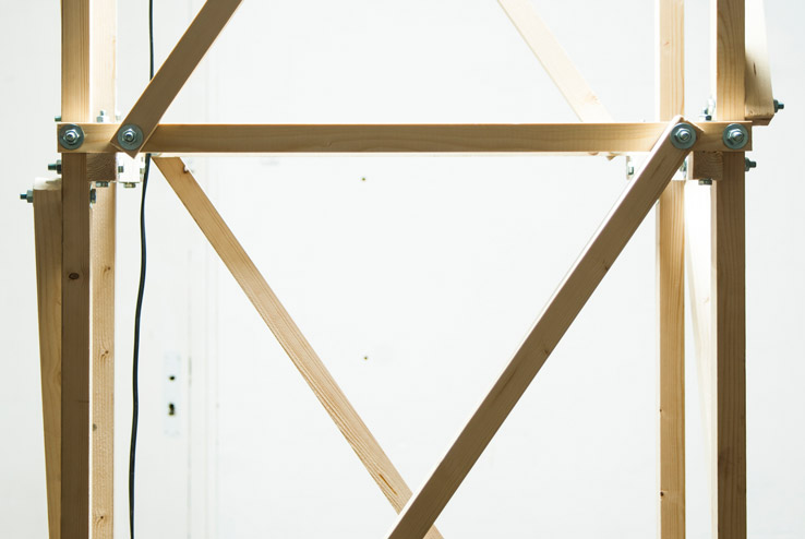 Technototem, 2014. A work by Carlos Valverde.