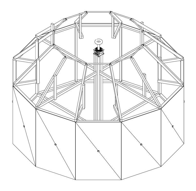 Tesla 12, 2011 - 2014. A work by Carlos Valverde. Concept drawing.